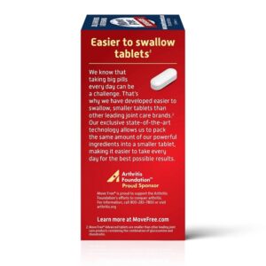 Schiff Move Free Joint Health Supplement, Triple Strength Glucosamine Chondroitin with Collagen and Hyaluronic Acid, 80 Count - Image 3