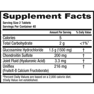 Schiff Move Free Joint Health Supplement, Triple Strength Glucosamine Chondroitin with Collagen and Hyaluronic Acid, 80 Count - Image 6