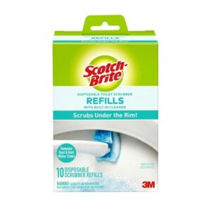 Scotch-Brite Disposable Toilet Scrubber 10 Piece Refills - Image 1