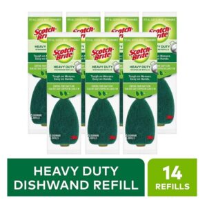 Scotch-Brite Heavy Duty Dishwand Refills, Keep Your Hands Out of Dirty Water, 2 Refills - Image 2