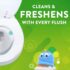 Scrubbing Bubbles Fresh Gel Toilet Bowl Cleaning Stamps, Gel Cleaner, Helps Prevent Limescale and Toilet Rings, Rainshower Scent, 6 Stamps - Image 5