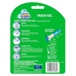 Scrubbing Bubbles Toilet Cleaning Gel Fresh, Hydrogen Peroxide Citrus, 1.34 Ounce - Image 2