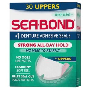 Sea-Bond Sea-Bond Denture Adhesive Wafers Uppers Fresh Mint - Image 1