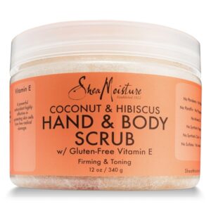 SheaMoisture Coconut & Hibiscus Hand/Body Scrub, 12 Ounce - Image 2