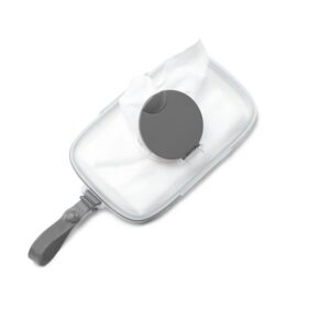 Skip Hop Baby Snug Seal Wipes Case (Gray) - Image 2