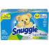 Snuggle Plus Super Fresh Fabric Softener Dryer Sheets with Odor Fighting Ingredients, 105 Count