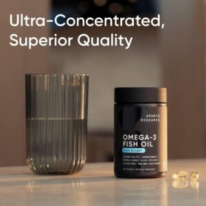 Sports Research Omega-3 Wild Alaskan Fish Oil(1250Mg Per Capsule) With Triglyceride Epa & Dha Heart, Brain & Joint Support Ifos 5 Star Certified, Non-Gmo & Gluten Free-90 Day Supply! - Image 5
