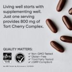 Sports Research Tart Cherry Concentrate With Antioxidants & Flavonoids - 60 Liquid Softgels - Image 4