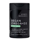 Sports Research Vegan Omega-3 + D3 Algae Oil Softgels bottle