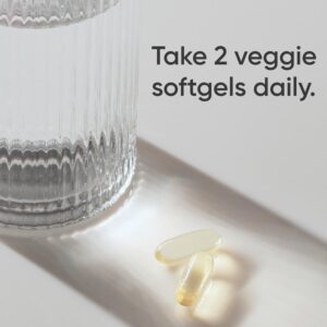 Sports Research Vegan Omega-3 + D3 Algae Oil Softgels, 60 Count - Image 3