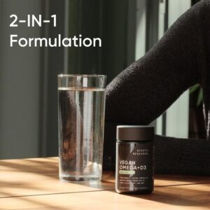 Sports Research Vegan Omega-3 + D3 Algae Oil Softgels, 60 Count - Image 7