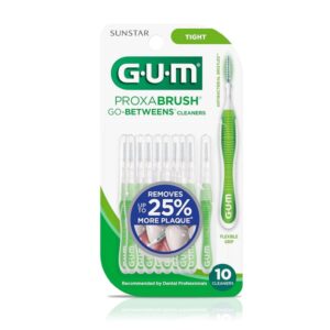 Sunstar GUM Proxabrush Go-Betweens Cleaners, Tight, 10 Count - Image 11