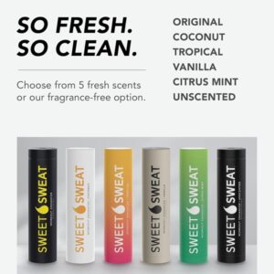 Sweet Sweat Citrus Mint Gel Stick, by Sports Research - Get More From Your Workout: Workout Enhancer Makes You Sweat Faster & Harder - Try w/ Waist Trimmer - Menââ‚¬â„¢s & Womenââ‚¬â„¢s Toning Sweat Cream - 6.4Oz - Image 2