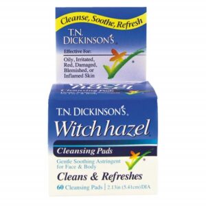 T.N. Dickinsons Hazelets Witch Hazel Pads - 60 Ea - Image 1
