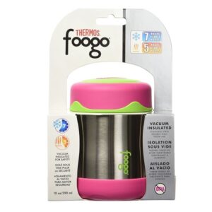 Thermos Foogo Vacuum Insulated Stainless Steel 10-Ounce Food Jar, Watermelon/Green - Image 5