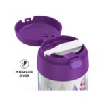 Thermos Funtainer  10 Ounce Stainless Steel Vacuum Insulated Kids Food Jar with Spoon, Frozen 2 - Image 3