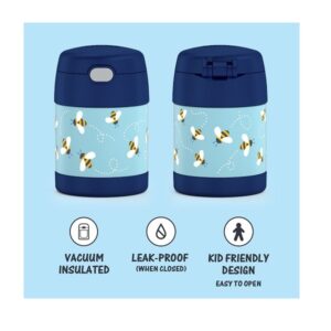Thermos Funtainer  10 Ounce Stainless Steel Vacuum Insulated Kids Food Jar with Spoon, Honey Bees - Image 2