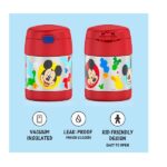 Thermos Funtainer 10 Ounce Stainless Steel Vacuum Insulated Kids Food Jar With Spoon, Preschool Mickey - Image 2