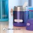 Thermos Funtainer 10 Ounce Stainless Steel Vacuum Insulated Kids Food Jar with Spoon, Spider-Man - Image 6