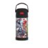 Thermos Funtainer 12 Ounce Stainless Steel Vacuum Insulated Kids Straw Bottle, Avengers