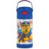 Thermos Funtainer 12 Ounce Stainless Steel Vacuum Insulated Kids Straw Bottle, Blue Paw Patrol