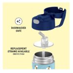 Thermos Funtainer  12 Ounce Stainless Steel Vacuum Insulated Kids Straw Bottle, Honey Bees - Image 4