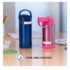 Thermos Funtainer  12 Ounce Stainless Steel Vacuum Insulated Kids Straw Bottle, Honey Bees - Image 6