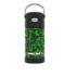 Thermos Minecraft Kids Straw Bottle 12oz stainless steel insulated water bottle