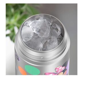 Thermos Funtainer 12 Ounce Stainless Steel Vacuum Insulated Kids Straw Bottle, Minnie Mouse - Image 7