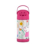 Thermos Funtainer  12 Ounce Stainless Steel Vacuum Insulated Kids Straw Bottle, Peppa Pig - Image 4