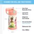 THERMOS FUNTAINER 12 Ounce Stainless Steel Vacuum Insulated Kids Straw Bottle, Princess - Image 2