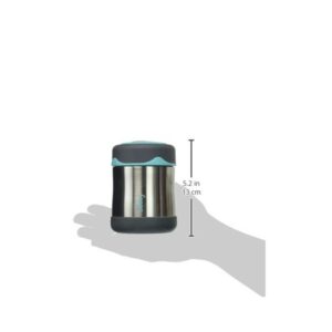 Thermos Foogo Vacuum Insulated Stainless Steel 10-Ounce Food Jar (Charcoal, Teal) - Image 6
