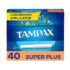 Tampax Cardboard Applicator Super Plus Tampons