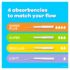 Tampax Cardboard Applicator, Super Plus Absorbency Tampons 40 Count - Image 2