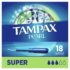 Tampax Pearl Super Plastic Tampons, 18 Count (Unscented) - Image 2