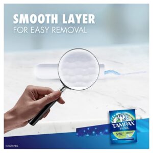 Tampax Pearl Super Plastic Tampons, 18 Count (Unscented) - Image 5