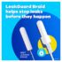 Tampax Pearl Tampons Light Absorbency, With Leakguard Braid, Unscented, 50 Count X 2 Packs (100 Count Total) - Image 3