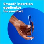 Tampax Pearl Plastic Tampons, Super Plus Absorbency, Unscented, 50 Count - Image 5