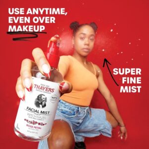 Thayers Natural Remedies Alcohol-Free Rose Petal Witch Hazel Facial Mist Toner, 8 Ounce - Image 3
