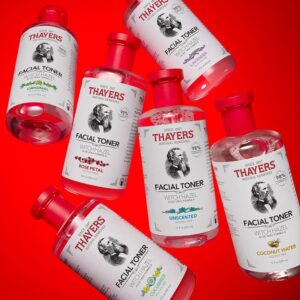Thayer's Thayers Alcohol-Free Unscented Witch Hazel With Organic Aloe Vera Formula Toner 12 Fl Oz (355 Ml) - Image 6