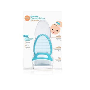 The 3-Step Cradle Cap System by Fridababy | DermaFrida The FlakeFixer | Sponge, Brush, Comb and Storage Stand for Babies with Cradle Cap - Image 6