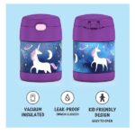Thermos 10 Ounce Food Jar with Spoon and Push Button, Unicorn - Image 2