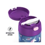 Thermos 10 Ounce Food Jar with Spoon and Push Button, Unicorn - Image 3
