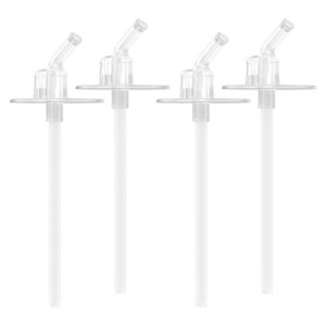 Thermos FUNtainer 12 Ounce Insulated Kids Water Bottle Replacement Straws, Clear, 2 Pack - Image 2