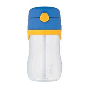 Thermos Foogo Phases Leak Proof Straw Bottle Blue/Yellow 11 Ounce - Image 1
