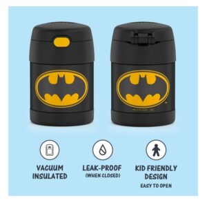 Thermos Funtainer 10 Ounce Stainless Steel Vacuum Insulated Kids Food Jar, Batman - Image 4