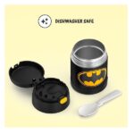 Thermos Funtainer 10 Ounce Stainless Steel Vacuum Insulated Kids Food Jar, Batman - Image 3