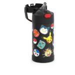 Thermos Funtainer 12 Ounce Stainless Steel Vacuum Insulated Kids Straw Bottle, Pokemon - Image 3