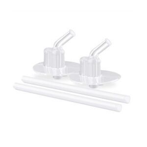 Thermos Replacement Plastic Straws for 12-Ounce Funtainer Bottle (Clear) - 2 Pack - Image 2