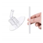 Thermos Replacement Plastic Straws for 12-Ounce Funtainer Bottle (Clear) - 2 Pack - Image 4